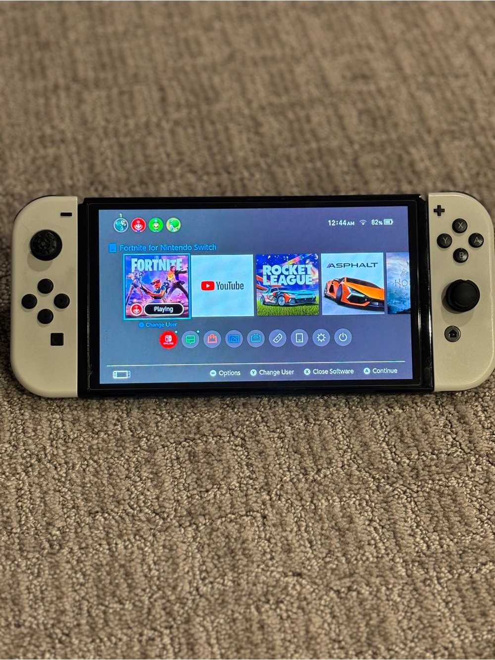 Nintendo Switch OLED White Joy-Con Portable Gaming Console